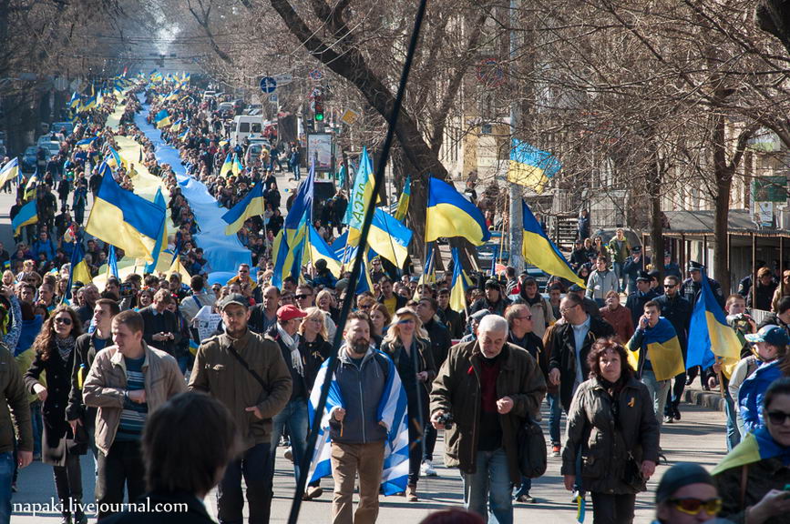 10 лет назад в Одессе прошел масштабный митинг против “русского мира” (фото)