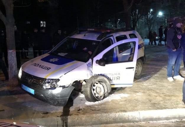В Одесской области патрульный автомобиль попал в ДТП: копы госпитализированы