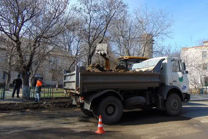 В Измаиле сезон дорожных работ открылся ремонтом улицы Нахимова