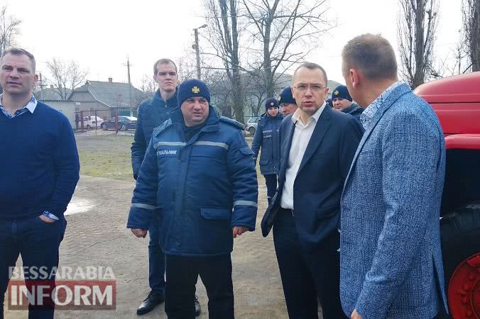 Килию посетила канадская делегация, которая поспособствует развитию пожарных частей Килийской ОТГ