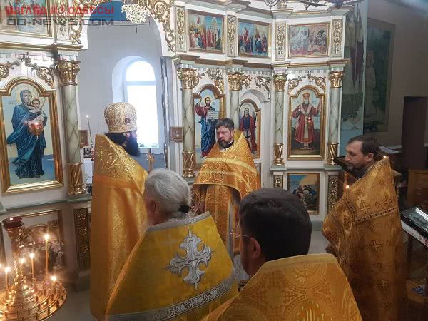 Одесская область: православные в Раздельной поздравляли своего Благочинного