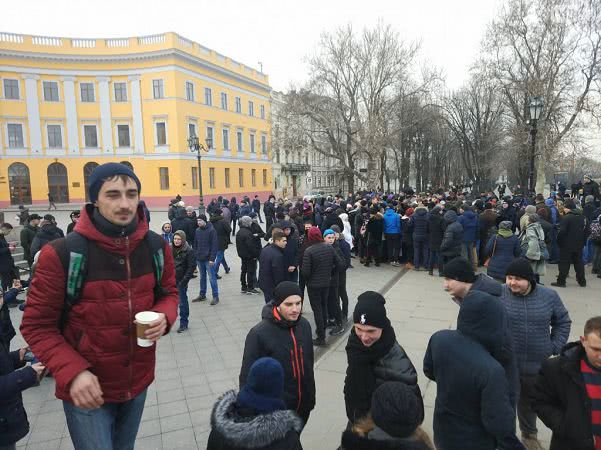 фейковый митинг в Одессе