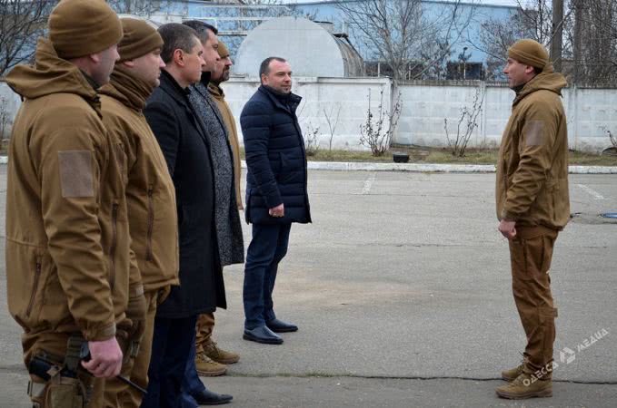 В Одессе презентовали первое военизированное спецподразделение на железной дороге (фото)