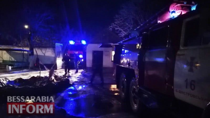 В Белгород-Днестровском спасатели провели ночные учения в психиатрической больнице