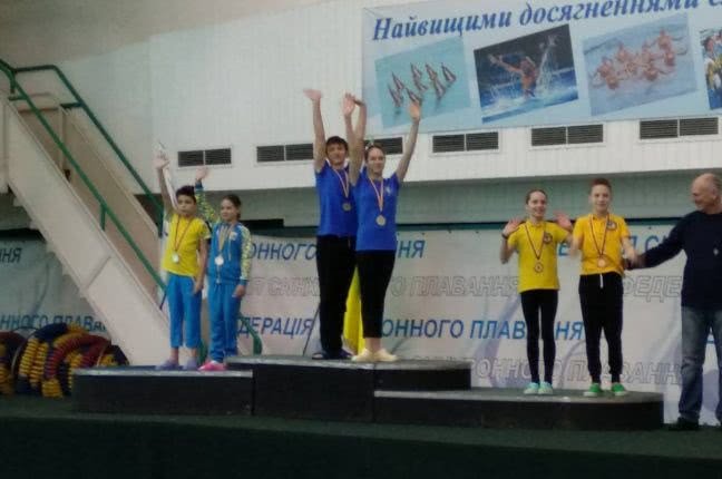 Одесские спортсмены взяли «золото» на чемпионате Украины по синхронному плаванию