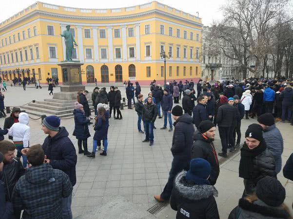 фейковый митинг в Одессе 2019