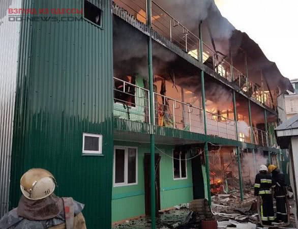 На курорте в Одесском регионе пожар нанес колоссальные убытки (фото)