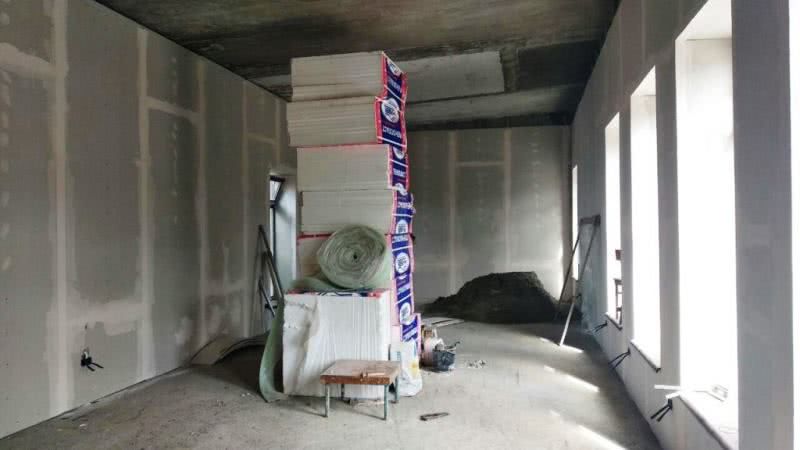 В Арцизе продолжается капитальный ремонт Арт-галереи центральной библиотеки города