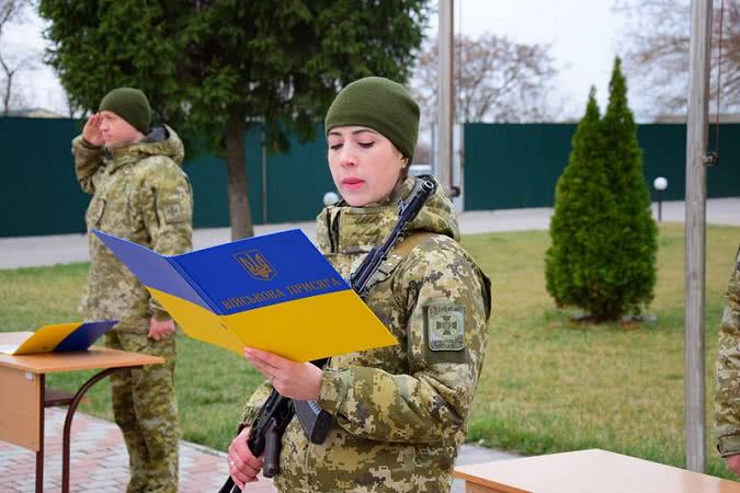 В Измаильском погранотряде молодые пограничники присягнули на верность украинскому народу (фото)