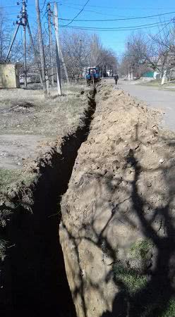 В селе Шабо Белгород-Днестровского района меняют водопроводные трубы