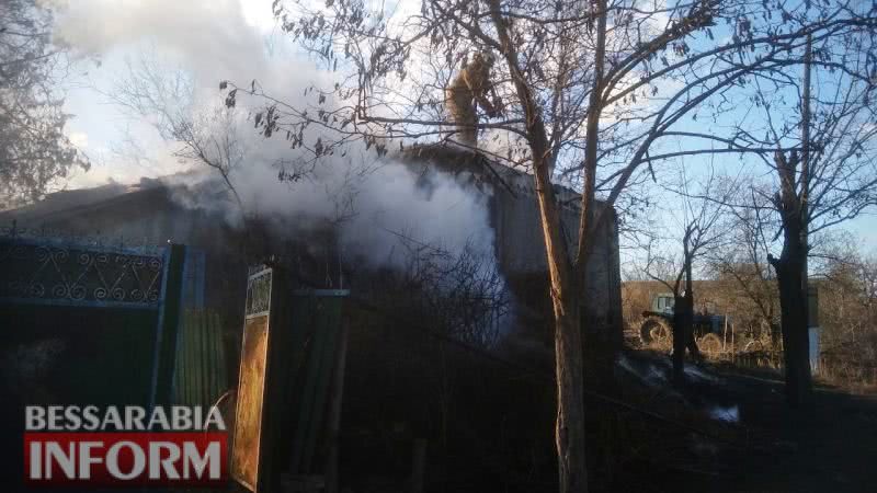 Пожар в Белгород-Днестровском районе оставил без крыши над головой пожилую женщину