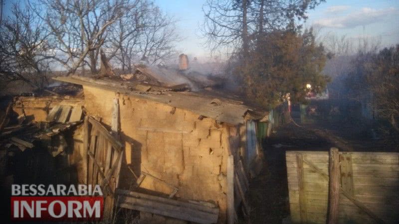 Пожар в Белгород-Днестровском районе оставил без крыши над головой пожилую женщину