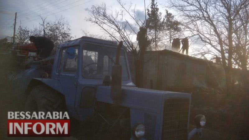 Пожар в Белгород-Днестровском районе оставил без крыши над головой пожилую женщину