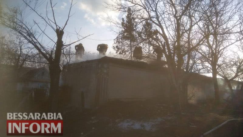Пожар в Белгород-Днестровском районе оставил без крыши над головой пожилую женщину