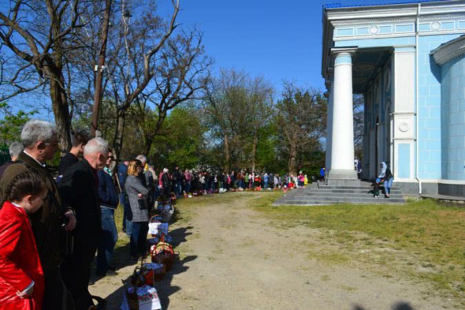 Праздник Пасхи в Свято-Вознесенском соборе Белгород-Днестровского