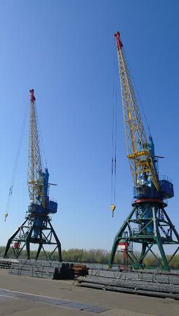 В Измаильском морском порту планируют капитально отремонтировать подкрановые пути двух причалов