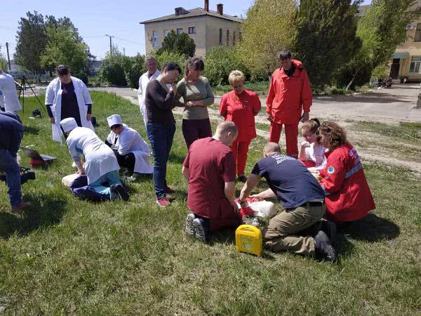В Килии прошел тренинг для врачей по оказанию первой помощи пациентам вне стен больницы