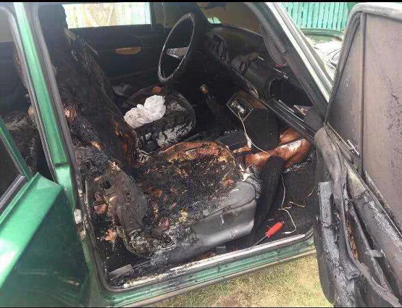 В Одеській області в охопленому вогнем авто загинула 2-річна дівчинка