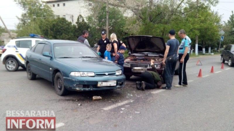 В Татарбунарах автоледи на «Мазде» не уступила дорогу и столкнулась с «девяткой»