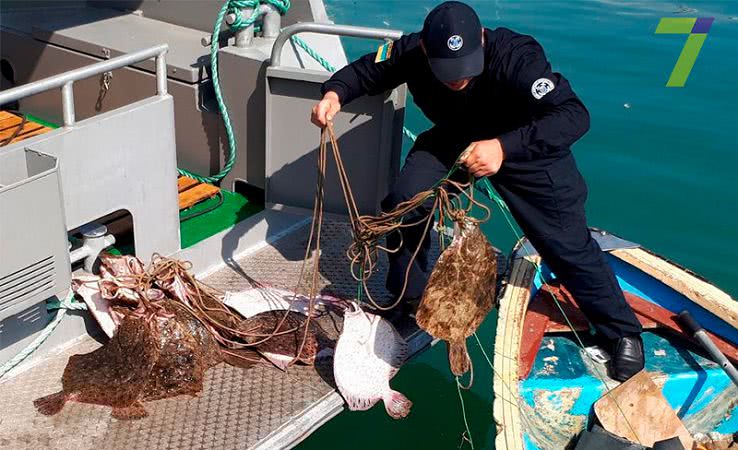 Пограничники Одесского отряда морской охраны задержали нарушителя (фото)