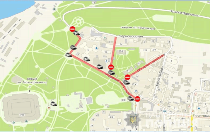 9 мая в центре Одессы ограничат движение транспорта из-за праздничных мероприятий