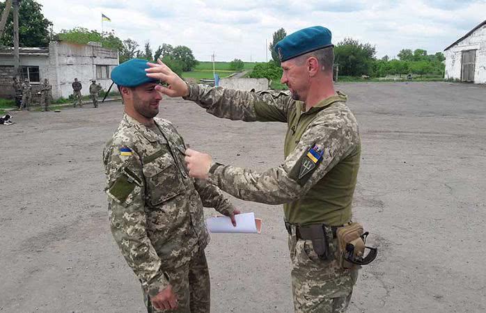 Очередная группа болградских военных стала полноценными морпехами