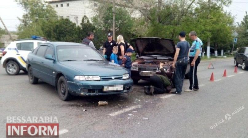 В Одесской области автоледи врезалась в «девятку»