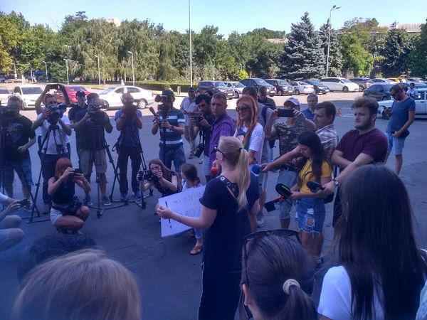 В Одесі протестують проти призначення нового голови ОДА