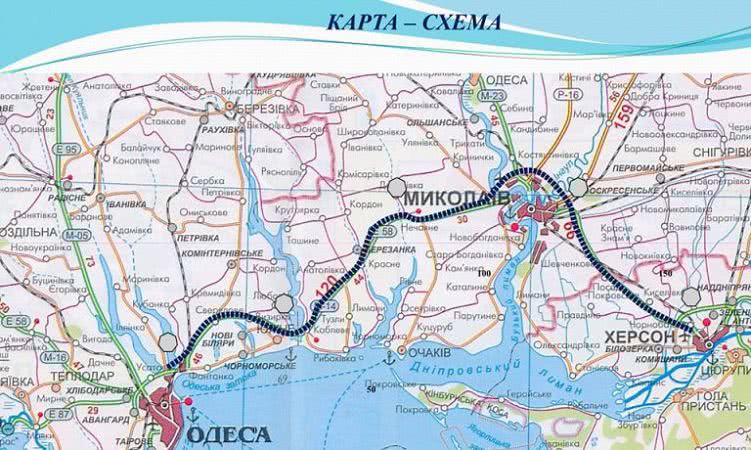 Иностранцы построят бетонную дорогу из Одессы в Херсон