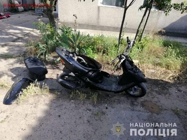 В Одесской области задержали юного угонщика мопеда