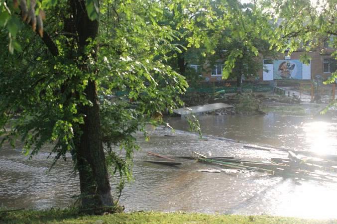 Ливневые дожди: в нескольких селах Арцизского района вода затопила десятки домов (фото)