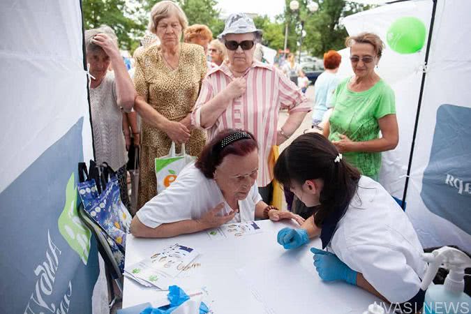 День здоровья: жители Киевского района Одессы прошли бесплатную диагностику (фото)