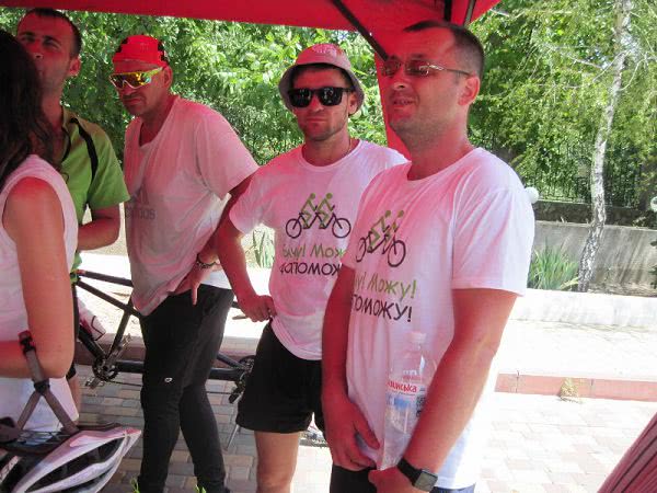 В Татарбунарах гостеприимно принимали участников велотура «Вижу! Могу! Помогу!»