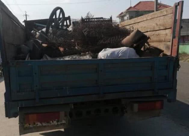 В Измаильском районе задержали машину с 800 кг незаконно добытого металлолома