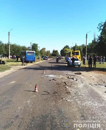 Масштабное ДТП с маршрутками под Одессой: 19 пострадавших (фото)