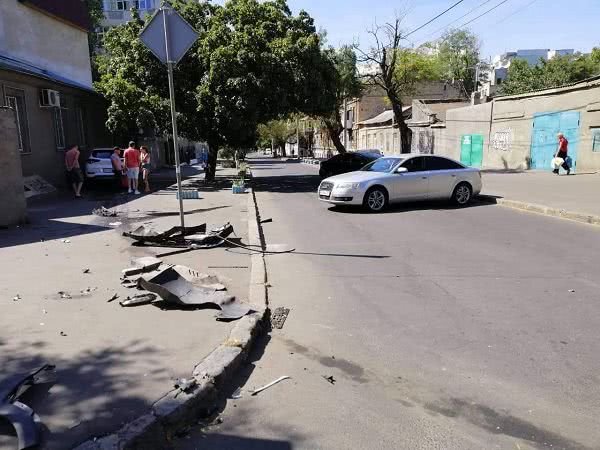 Проигнорировал знак: в Одессе произошло ДТП. Фото