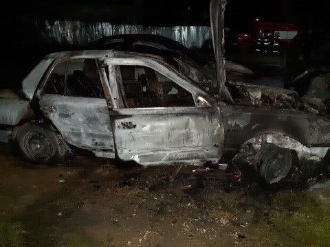 На СТО в Одесской области горели три автомобиля