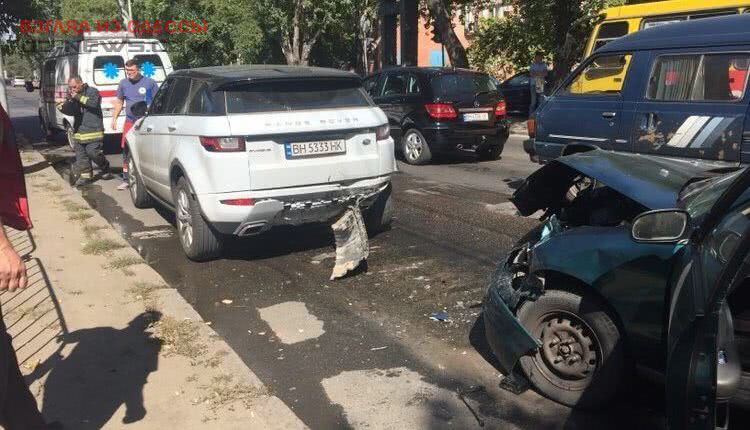 В Одессе в аварии пострадал не пристегнутый водитель