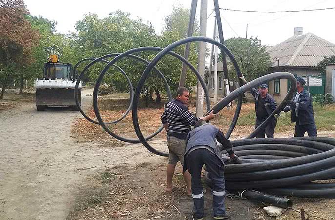 В Болграде продолжается замена водопроводных сетей