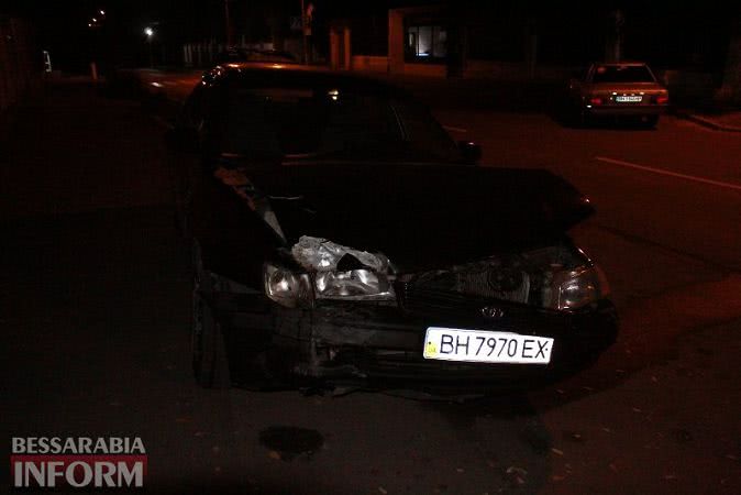 В Измаиле в аварию попал автомобиль патрульной полиции