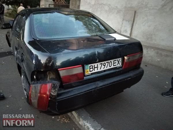 В Измаиле в аварию попал автомобиль патрульной полиции