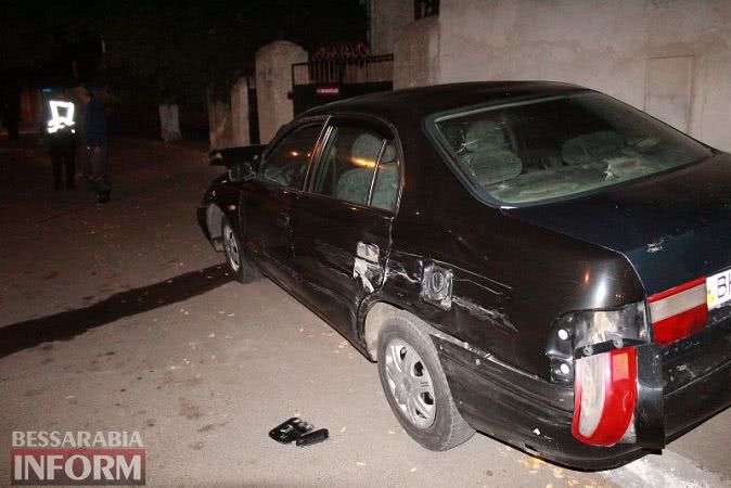 В Измаиле в аварию попал автомобиль патрульной полиции