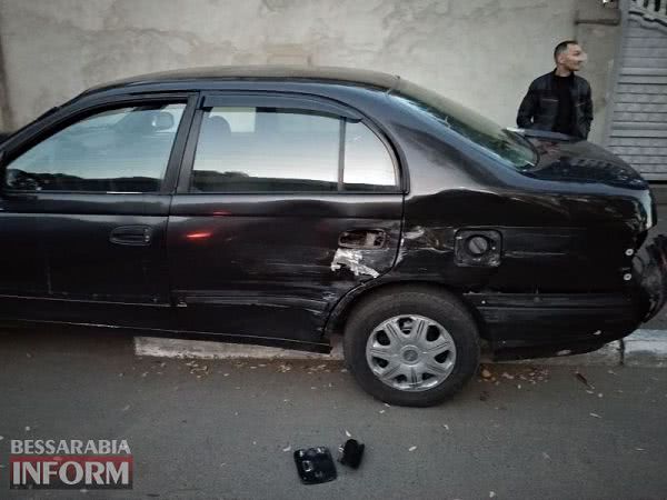 В Измаиле в аварию попал автомобиль патрульной полиции