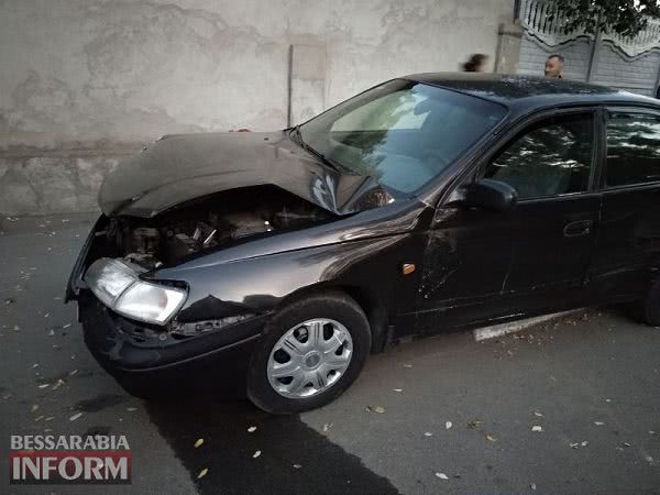 В Измаиле в аварию попал автомобиль патрульной полиции