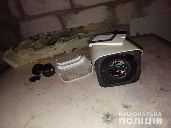 Житель Одесской области похитил городскую камеру видеонаблюдения (фото)