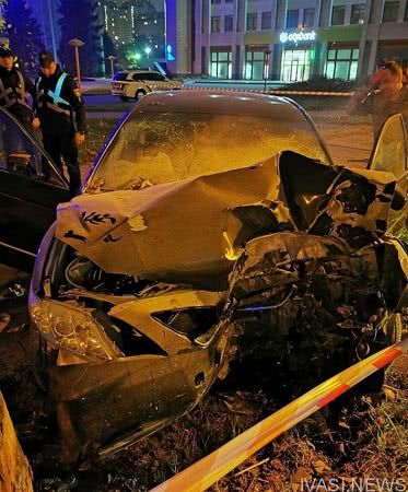 Пьяный военнослужащий за рулем совершил ДТП на проспекте Шевченко (фото)