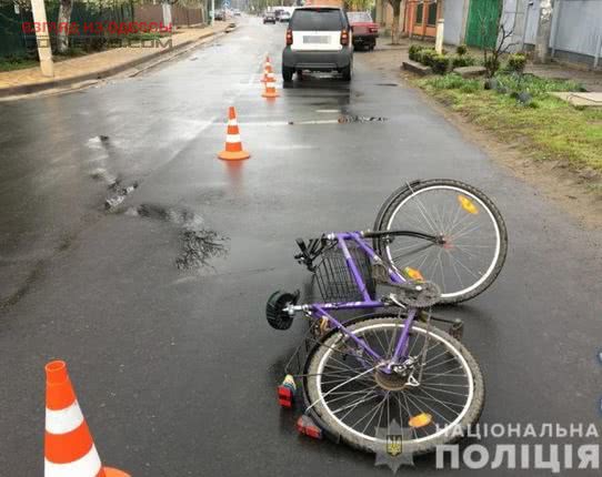 В Одесской области в ДТП пострадала пожилая велосипедистка
