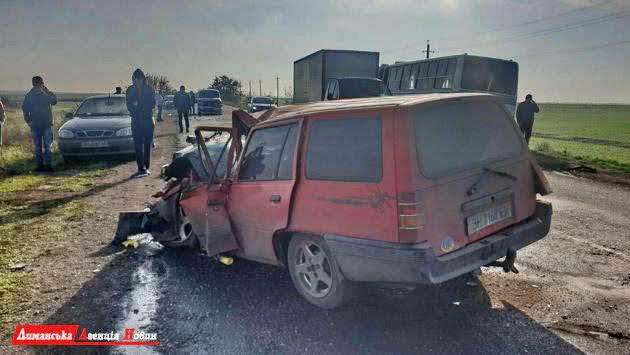 Под Одессой в тумане столкнулись 5 автомобилей