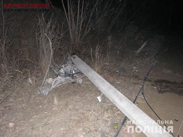 В Одесской области пьяный водитель с пассажиром угодил в ДТП