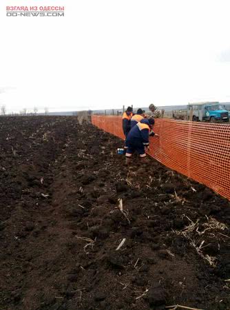 Вдоль трасс в Одесской области устанавливают защиту от снежных заносов